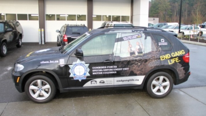 CFSEU-BC unveils forfeited drug SUV to fight gangs