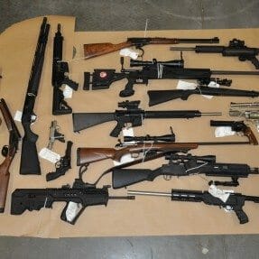 Guns Seized After Courtenay Man Arrested For Firearms-Related Offences