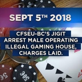 CFSEU-BC’s JIGIT Arrest Male Operating Illegal Gaming House, Charges Laid.