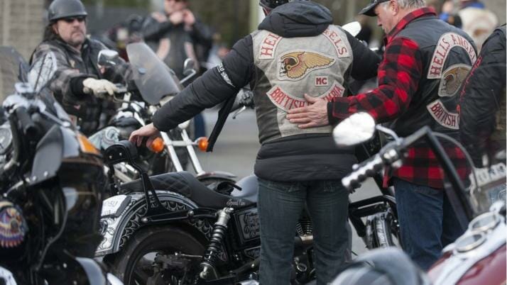 Bikers come from near and far for funeral of murdered B.C. Hells Angel