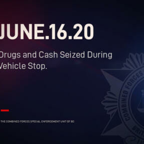 Drugs and Cash Seized During Vehicle Stop