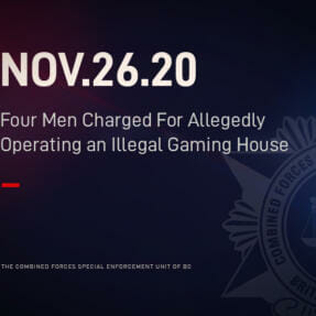 Four Men Charged For Allegedly Operating an Illegal Gaming House