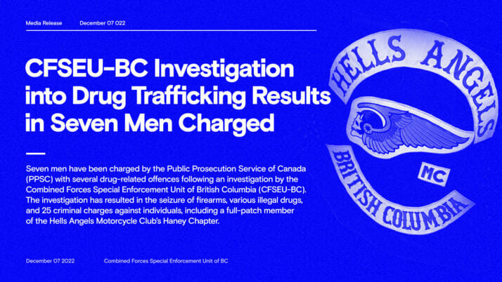 CFSEU-BC Investigation into Drug Trafficking Results in Seven Men Charged