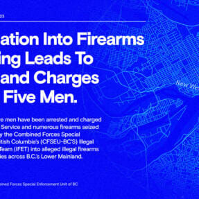 Investigation Into Firearms Trafficking Leads To Arrests And Charges Against Five Men